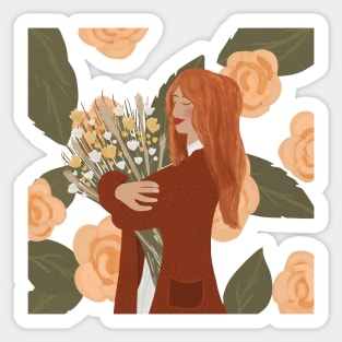 Flower Girl Sticker